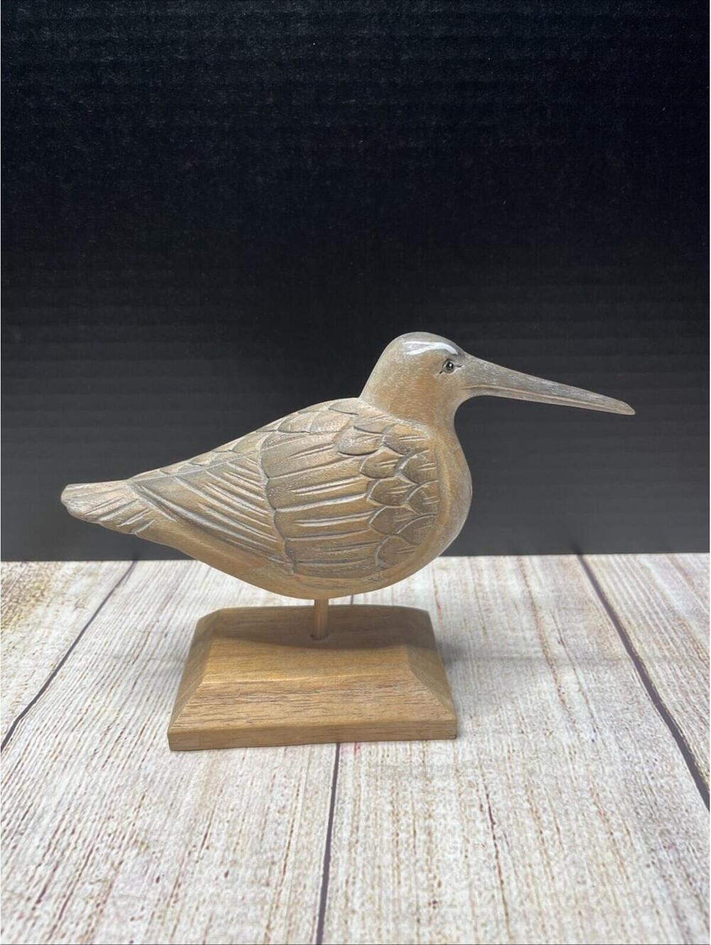 Vintage Hand Carved Shore Birds Set Of 3 Sand Pipers - Picture 4 of 15